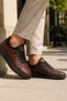 Juno Genuine Leather Lace-Up Men's Daily Classic Casual Shoes - 6