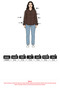Shirt with Gathered Sleeves 0069 - Khaki - 3