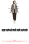 Pleated Sleeve Plaid Shirt 0067 - Bordo - 3