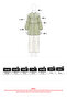 Layered Ruched Shirt Y0098 - Dark Blue - 4
