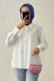 Collar Detailed Shirt 2214 - White