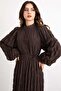 Gipeli Modal Dress 0080 - Brown - 2