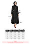 Lace-Up Scuba Skirt 0056 - Black - 3