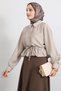 Belden Tunnel Lace-Up Shirt Y0117 - Stone Color - 3