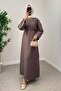 Sultan Basic Dress 0001 - Kestane