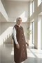 Women's Hooded Long Quilted Vest - 5