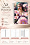 A5 Timeless Planner Agenda Spiral Weekly Notebook Pink Floral Girl Cover - 6