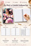 A5 Timeless Planner Agenda Spiral Weekly Notebook Pink Floral Girl Cover - 8