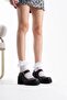 Women's black daily shoes tr06ms05c - 5