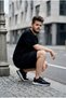 Unisex 2 Thread Love Letter Printed T-Shirt Shorts Set - 6
