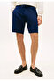 Men's Regular Fit Stretchy Cotton Knit Fabric Navy Blue Shorts