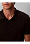 Men's Ss Slim Refined Pique Polo - Black - 3