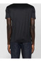 Men's Short Sleeve Crew Neck Relaxed Fit Navy Blue T-Shirt - 4