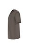 Men's Slim Fit Eagle Logo Embroidered Short Sleeve Brown Polo Neck T-Shirt - 2