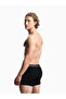 Men's Flexible Cotton Triple Pack Black Boxers with Elastic Waistband - 3