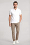 Men's Regular Fit Cotton and Silk Blend Straight-Leg Gray Trousers - 2