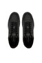Men's Leather Laced Comfortable Sole Flat Model Black Sneaker - 3