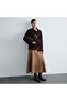 Women's Dark Brown Shirt Collar Pack Tassel Detailed Suede Jacket
