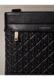Men's Logo Patterned Adjustable Long Strap Black Shoulder Bag - 5