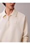 قميص رجالي من نوع Ls Hvy Weight Terry Ck Emblem Po Swearshirt Lv14Le202Gyac - 3