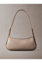 Emblem Aop Women's Dark Beige Small Shoulder Bag