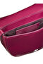 Women's Leather Long Adjustable Handle Ck Lettering Patterned Fuchsia Shoulder Bag - 3