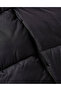 Men's Regular Fit Stand Collar Waterproof Quilted Long Sleeve Black Coat - 4