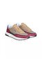 Men's Suede Detailed Comfortable Sole Brown Sneaker - 2