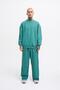 Men's Washable Oversize Sweatshirt Oil Green - 4