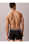 Men's Logo High Waist Cotton Black3 Boxer with Elastic Waistband - 5