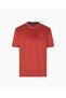 Men's Cotton Round Neck Short Sleeve Red T-Shirt - 4