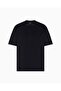 Men's Crew Neck Short Sleeve Cotton Plain Model Navy Blue T-Shirt - 5
