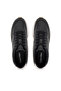 Men's Leather Comfortable Sole Round Toe Calvin Lettering Detail Black Sneaker - 3