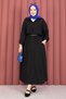 Skirted Double Suit Black - 6