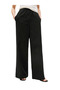 Poplin Wide Leg Pant Women's Black Trousers - Ww0Ww45891 - 2