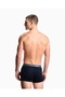 Men's Logo Elastic Band Stretch Cotton 3-Piece Navy Blue Boxer Briefs - 3