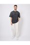 Men's Crew Neck Short Sleeve Lettering Detail Regular Fit Black T-Shirt - 4