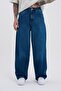 Men's Oversize Baggy Jean Dark Blue - 7