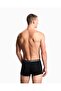 Men's Soft Cotton Elastic Brand Logo Band 3-Piece Black Boxer Briefs - 3
