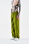 Men's Effected Washable Basic Sweatpants Military Green - 2