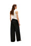 Poplin Wide Leg Pant Women's Black Trousers - Ww0Ww45891 - 4