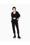Women's Woven Fabric Regular Fit Strappy Ax Logo Embroidered Black T-Shirt - 4