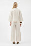Women's Crinkle Linen Slit Pants - 4