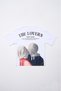 Men's the Lovers Printed Oversize T-Shirt White - 7