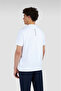 Men's 100% Cotton Logo Short Sleeve White T-Shirt - 2