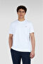 Men's 100% Cotton Logo Short Sleeve White T-Shirt
