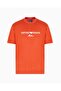 Men's Regular Cut Round Neck Cotton Milano Printed Short Sleeve Red T-Shirt - 4