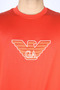 Men's Regular Cut Round Neck Cotton Milano Printed Short Sleeve Red T-Shirt - 3