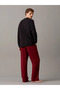 Men's Cotton Relaxed Fit Red Tracksuit Set - 2