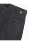 Men's Low Waist Slim Fit Skinny Leg Denim Gray Jeans - 2